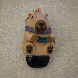 Capybara Hand Sanitizer Bath and Body Works Holder NWOT